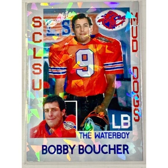Bobby Boucher Refractor High Quality H2O Waterboy Football Card Novelty Card - Picture 2 of 4